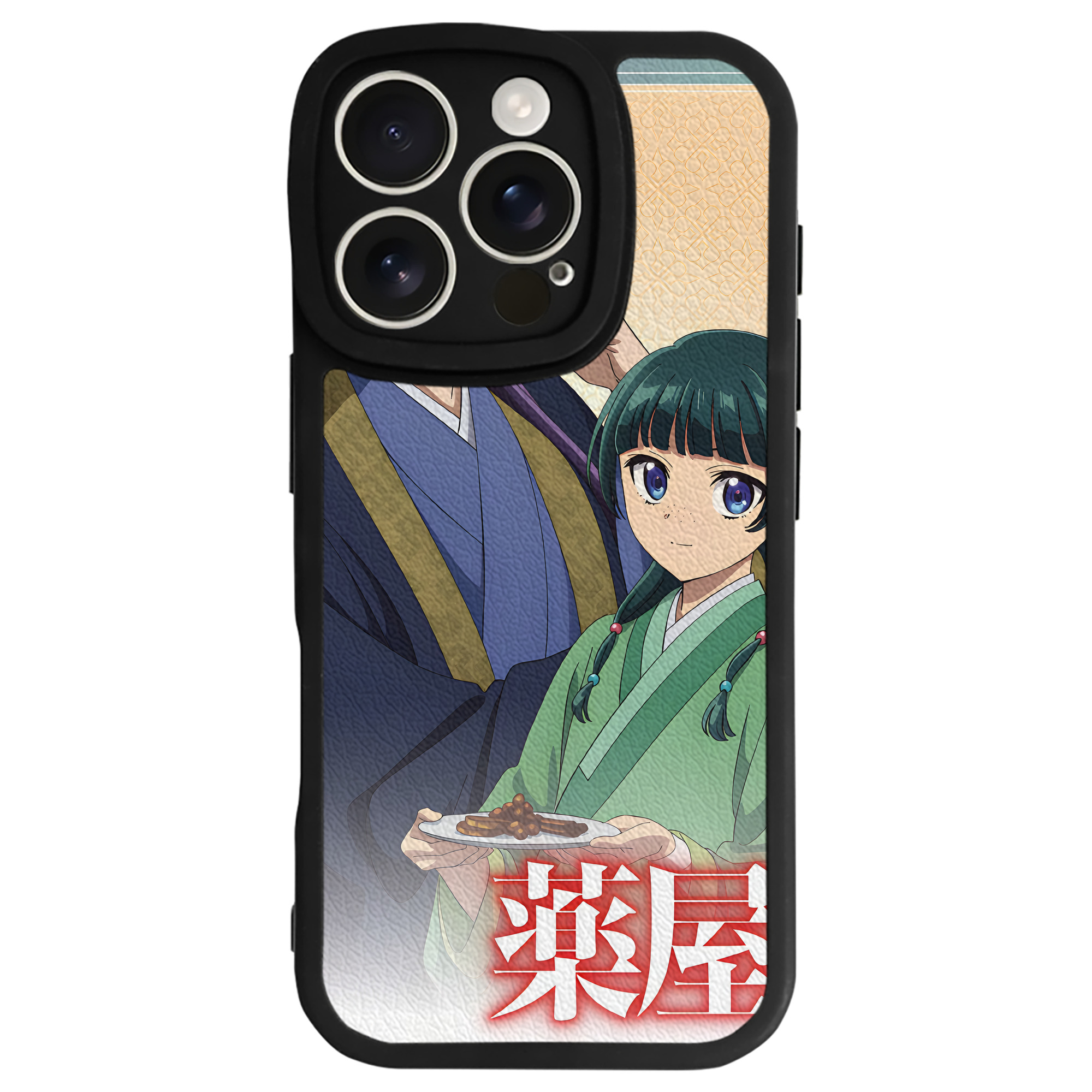 （画像用） 薬屋のひとりごと The Apothecary Diaries 【iPhone 16シリーズ対応】シリコンスマホケース（レザー調） 材質：シリコン